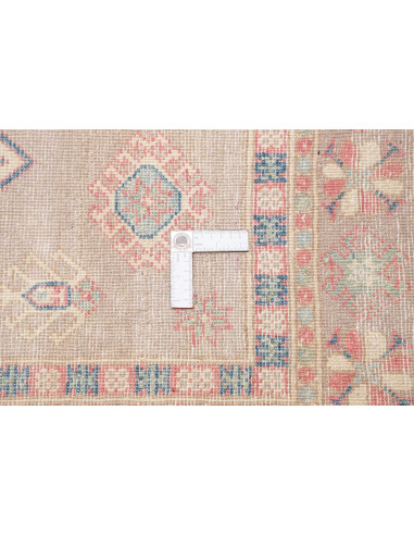 Tappeto Kazak Afghanistan 174x232 Beige Grigio