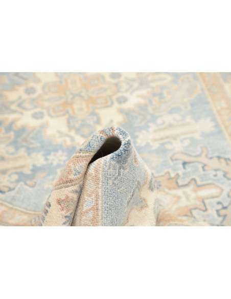 Rug Kazak Afghanistan 122x175 Sky Blue Ivory Pe