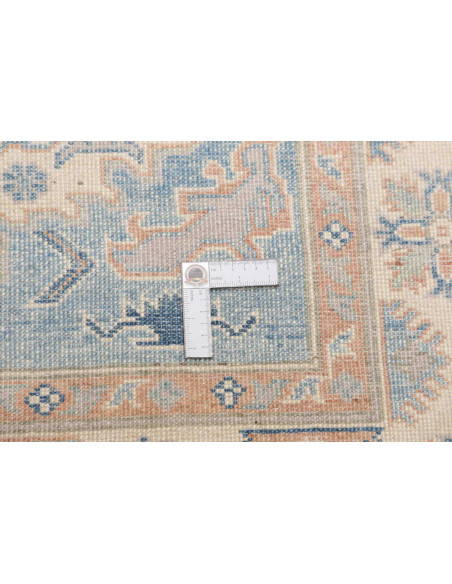 Rug Kazak Afghanistan 122x175 Sky Blue Ivory Pe