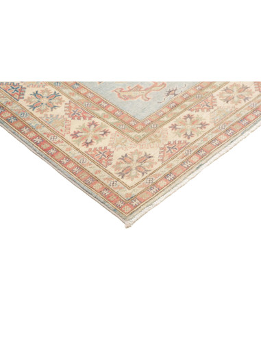 Tappeto Kazak Afghanistan 170x228 Azzurro Crema