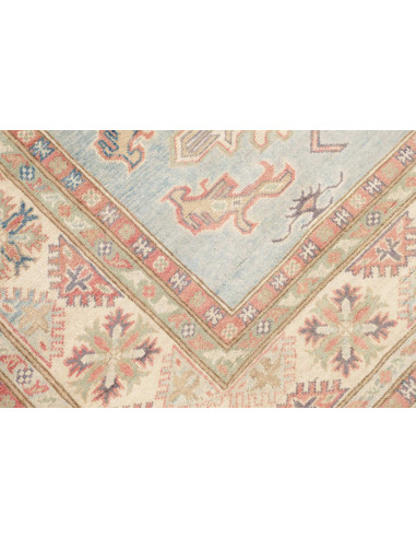 Tappeto Kazak Afghanistan 170x228 Azzurro Crema
