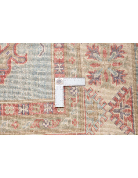 Tappeto Kazak Afghanistan 170x228 Azzurro Crema