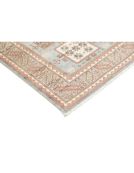 Tappeto Kazak Afghanistan 145x196 Azzurro Cielo