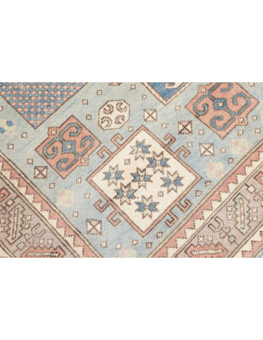 Tappeto Kazak Afghanistan 145x196 Azzurro Cielo