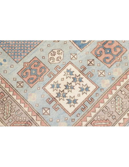 Tappeto Kazak Afghanistan 145x196 Azzurro Cielo