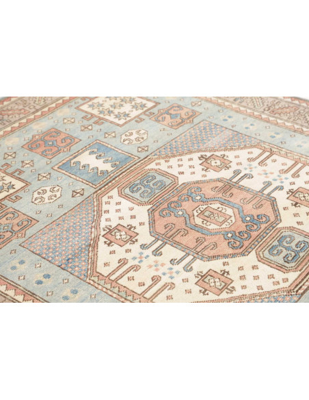 Tappeto Kazak Afghanistan 145x196 Azzurro Cielo