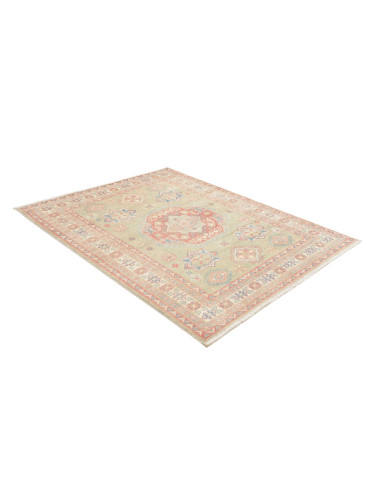 Tappeto Kazak Afghanistan 155x196 Verde Salvia