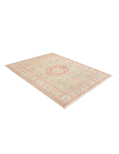 Tappeto Kazak Afghanistan 155x196 Verde Salvia