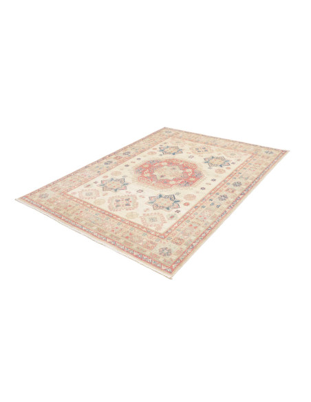 Tappeto Kazak Afghanistan 154x203 Beige Crema R