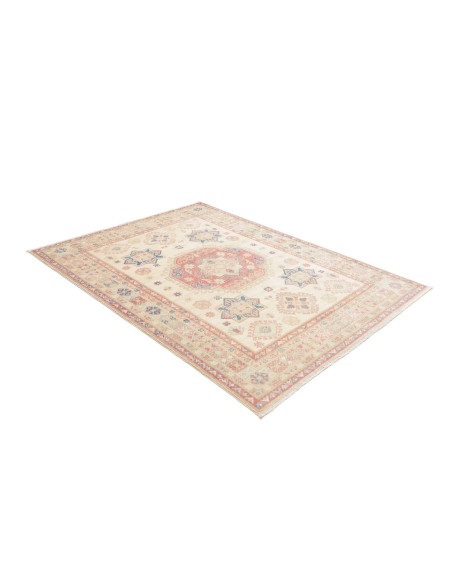 Tappeto Kazak Afghanistan 154x203 Beige Crema R