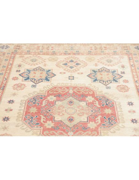 Tappeto Kazak Afghanistan 154x203 Beige Crema R