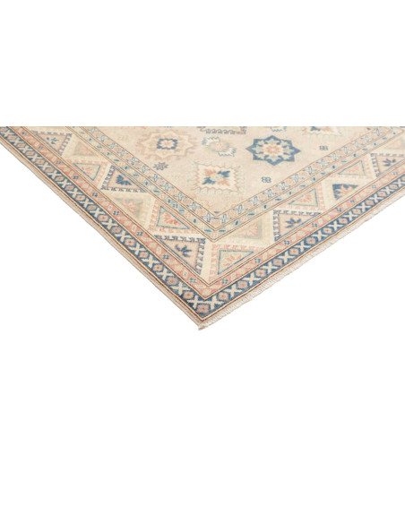 Tappeto Kazak Afghanistan 154x204 Beige Blu Ros