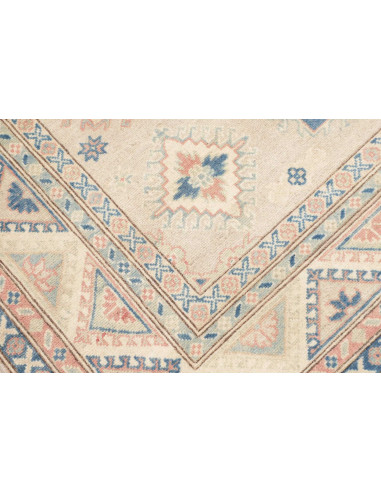 Tappeto Kazak Afghanistan 154x204 Beige Blu Ros