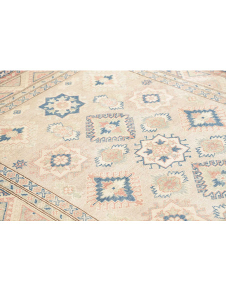 Tappeto Kazak Afghanistan 154x204 Beige Blu Ros