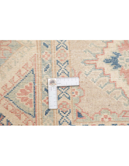 Tappeto Kazak Afghanistan 154x204 Beige Blu Ros