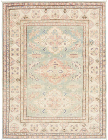 Tappeto Kazak Afghanistan 149x195 Verde Acqua C