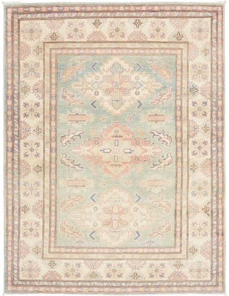 Tappeto Kazak Afghanistan 149x195 Verde Acqua C