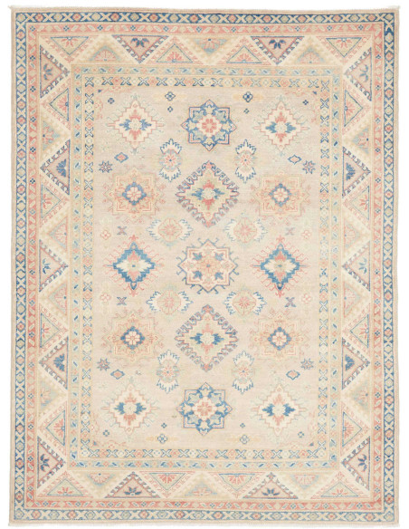 Tappeto Kazak Afghanistan 152x203 Crema Beige B