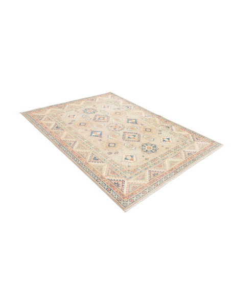 Tappeto Kazak Afghanistan 152x203 Crema Beige B