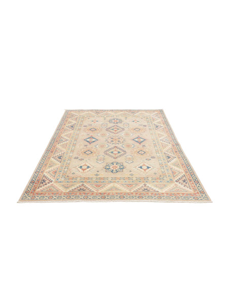 Tappeto Kazak Afghanistan 152x203 Crema Beige B
