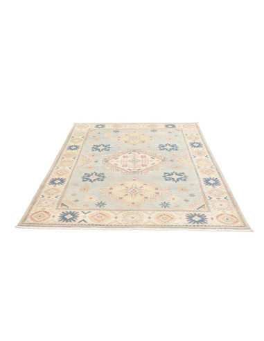 Rug Kazak Afghanistan 151x185 Pastel Blue Cream