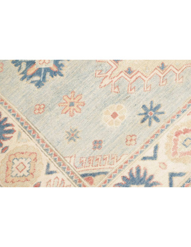 Rug Kazak Afghanistan 151x185 Pastel Blue Cream