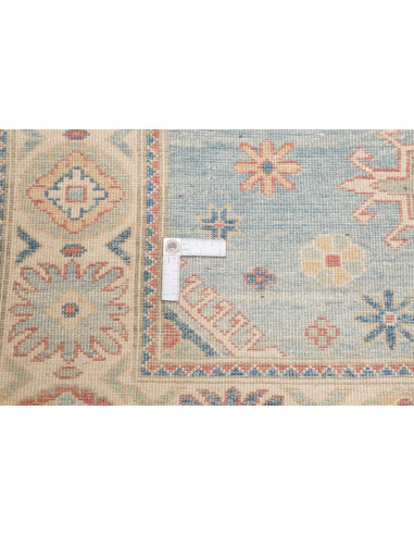 Rug Kazak Afghanistan 151x185 Pastel Blue Cream