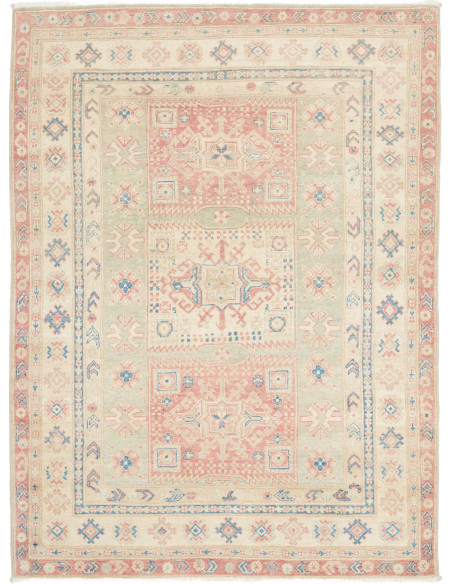 Rug Kazak Afghanistan 155x209 Ivory Beige Antiq