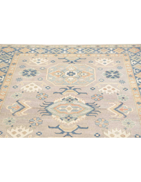 Tappeto Kazak Afghanistan 149x204 Grigio Tenue