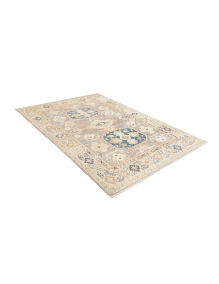 Rug Kazak Afghanistan 150x204 Stone Grey Blue C