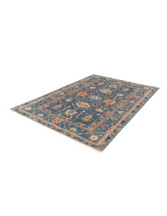 Tappeto Kazak Fine Pakistan 172x240 Blu Arancio 2