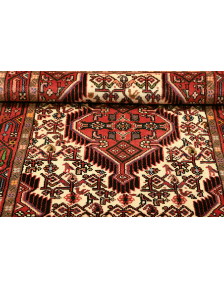 77x125 Cm Qashqai. Iran. Lana ordito: Lana. Densità Non