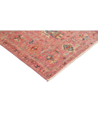 Tappeto Kazak Fine Pakistan 164x241 Rosa Antico