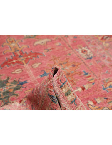 Tappeto Kazak Fine Pakistan 164x241 Rosa Antico