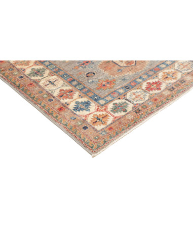 Tappeto Kazak Fine Pakistan 123x188 Grigio Blua