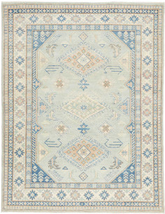Tappeto Kazak Afghanistan 152x197 Azzurro Tenue