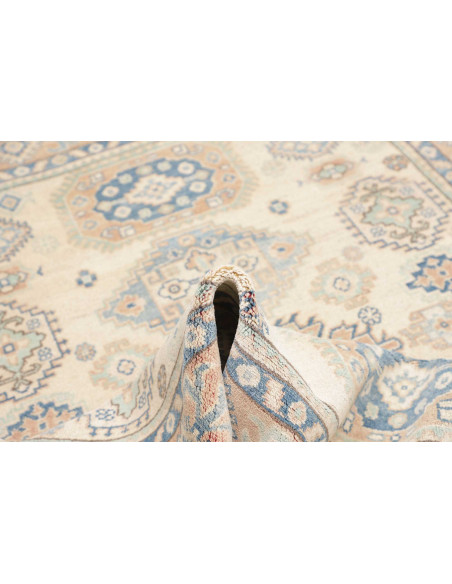 Rug Kazak Afghanistan 150x198 Cream Blue Peach