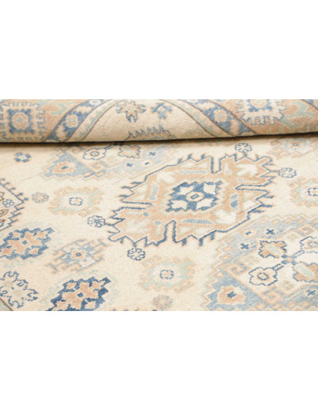 Rug Kazak Afghanistan 150x198 Cream Blue Peach