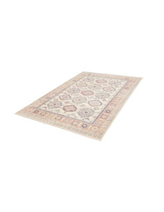 Tappeto Kazak Afghanistan 151x211 Crema Blu Ros 2