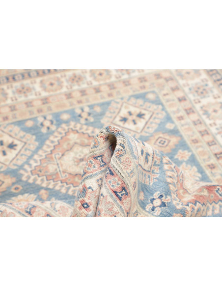 Tappeto Kazak Afghanistan 124x183 Azzurro Chiar