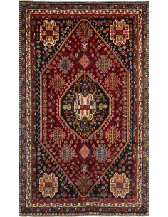 Rug Shiraz Fine Persia grey maroon 170x278