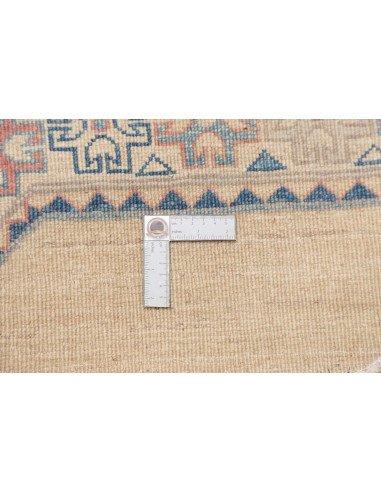 Tappeto Kazak Afghanistan 201x198 Crema Avorio