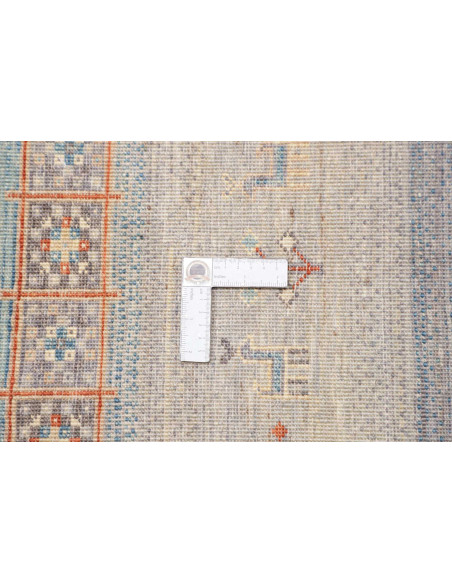 Rug Siva Pakistan 168x244 Grey Blue Terracotta