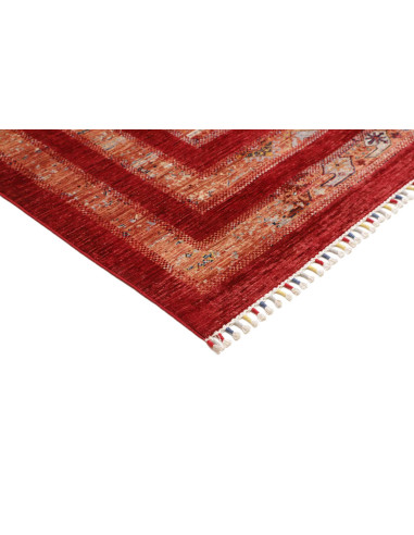 Tappeto Siva Pakistan 169x242 Rosso Intenso Bei