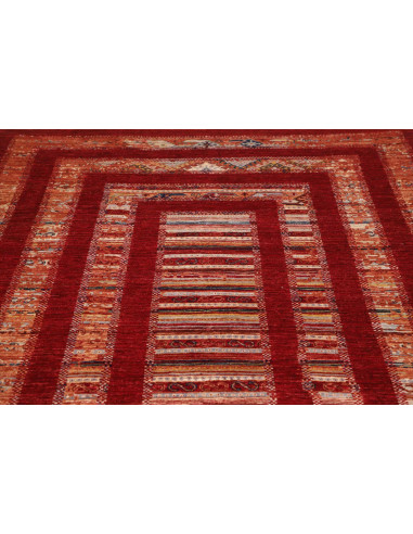 Tappeto Siva Pakistan 169x242 Rosso Intenso Bei