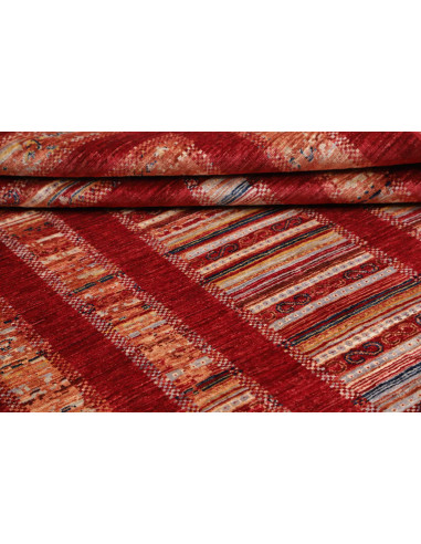 Tappeto Siva Pakistan 169x242 Rosso Intenso Bei