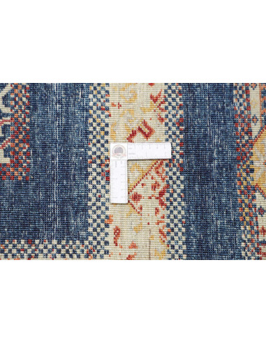 Tappeto Siva Pakistan 169x240 Blu Marino Beige