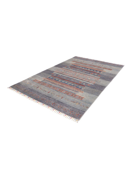 Tappeto Siva Pakistan 167x248 Blu Grigio Lavand