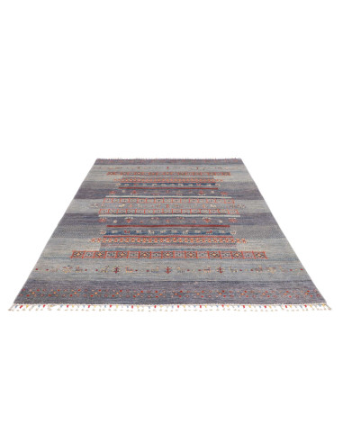 Tappeto Siva Pakistan 167x248 Blu Grigio Lavand