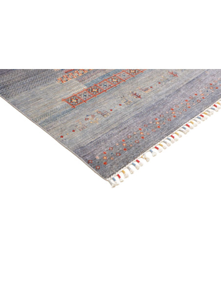 Tappeto Siva Pakistan 167x248 Blu Grigio Lavand
